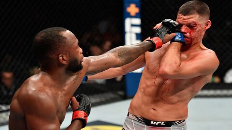 UFC Nate Diaz VS Leon Edwards Highlights - MMA Fighter