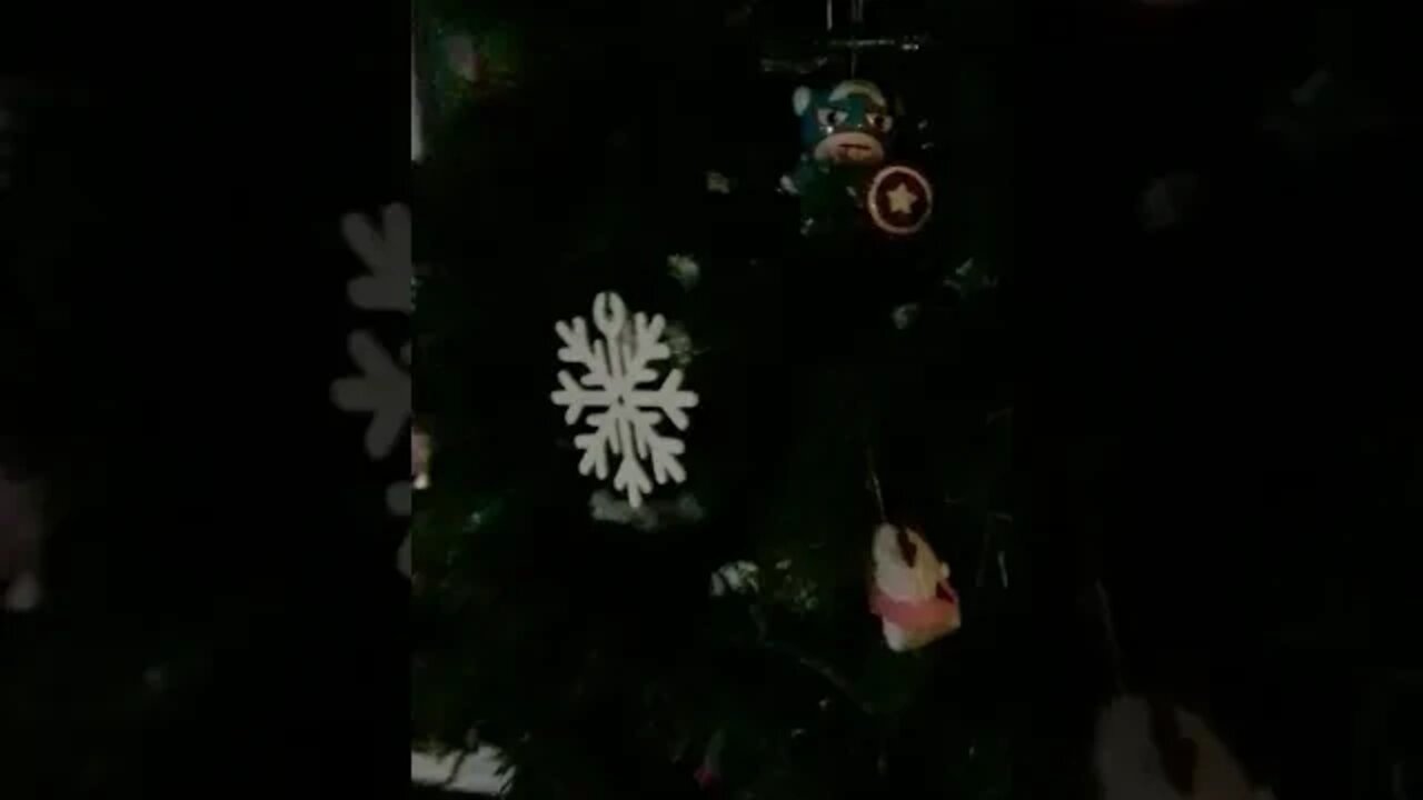 Adorable Kitten In The Christmas Tree! (2022) #Shorts 🎄