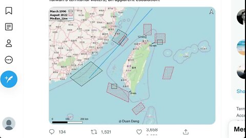 解放軍將在2022年8月4日 在台灣周圍進行軍事演習