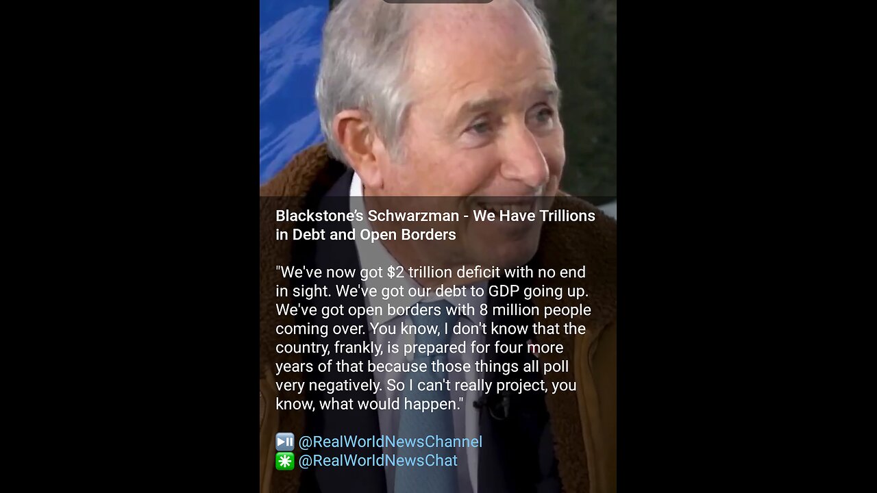 News Shorts: Blackstone Businessman talks Debt & Border