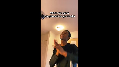 When You Get A Compliment On Your Looks