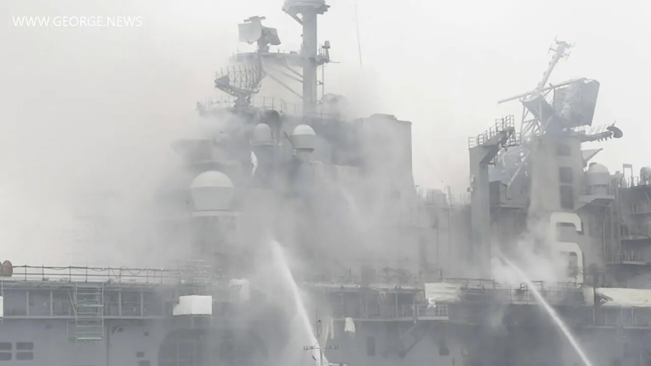 USS Bonhomme Richard (LHD 6) FIRE