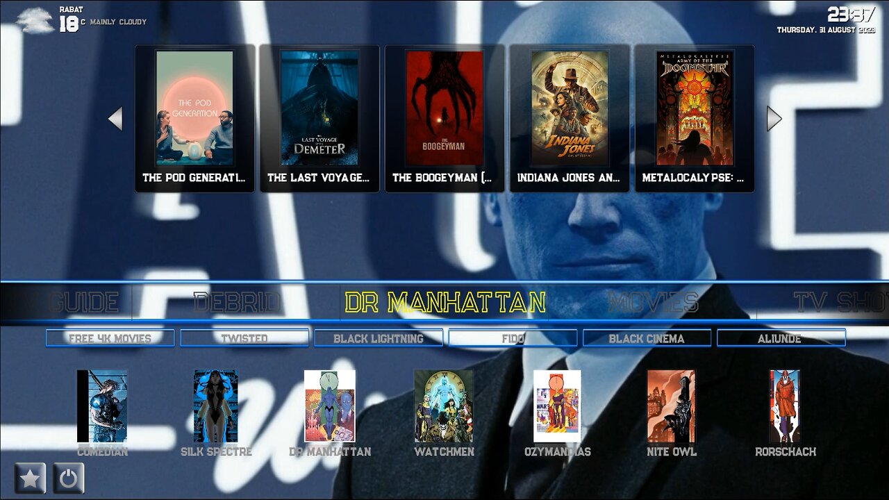 Dr Manhattan Kodi Build