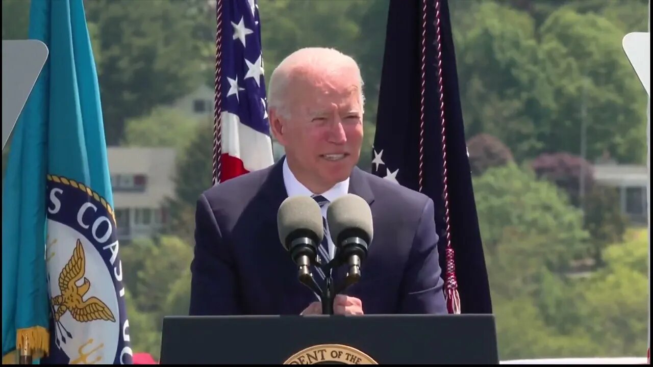 Biden Calls Coast Guard Graduates "Dull" When They Don’t Clap During His Speech