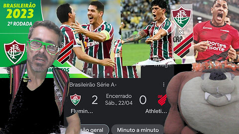 campeonato Brasileiro 2023 FLUMINENSE 2x0 ATLETICO PR - rodada 2