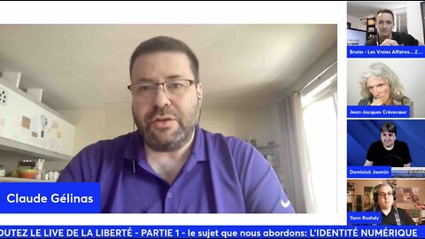 Segment sur l'identité numérique, pendant le LIVE de la liberté