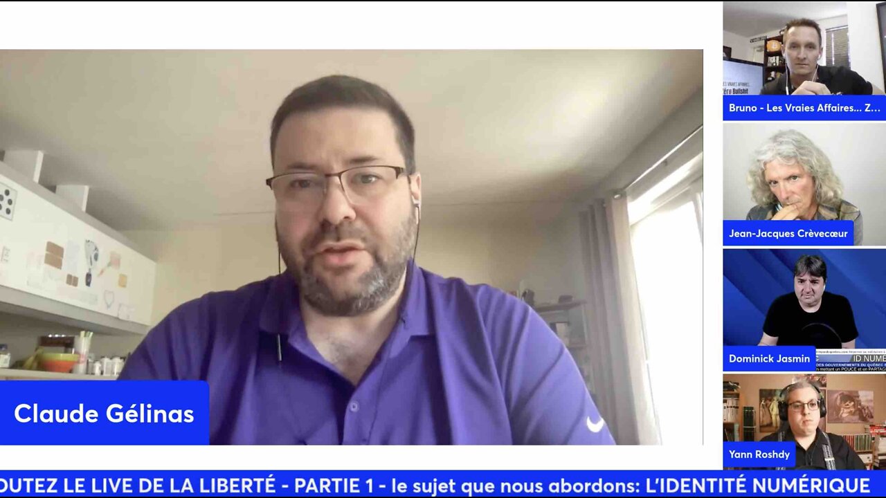 Segment sur l'identité numérique, pendant le LIVE de la liberté
