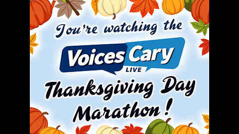 Thanksgiving Day Marathon! 🦃🍗 Voices Cary Illinois Live With Randy Scott