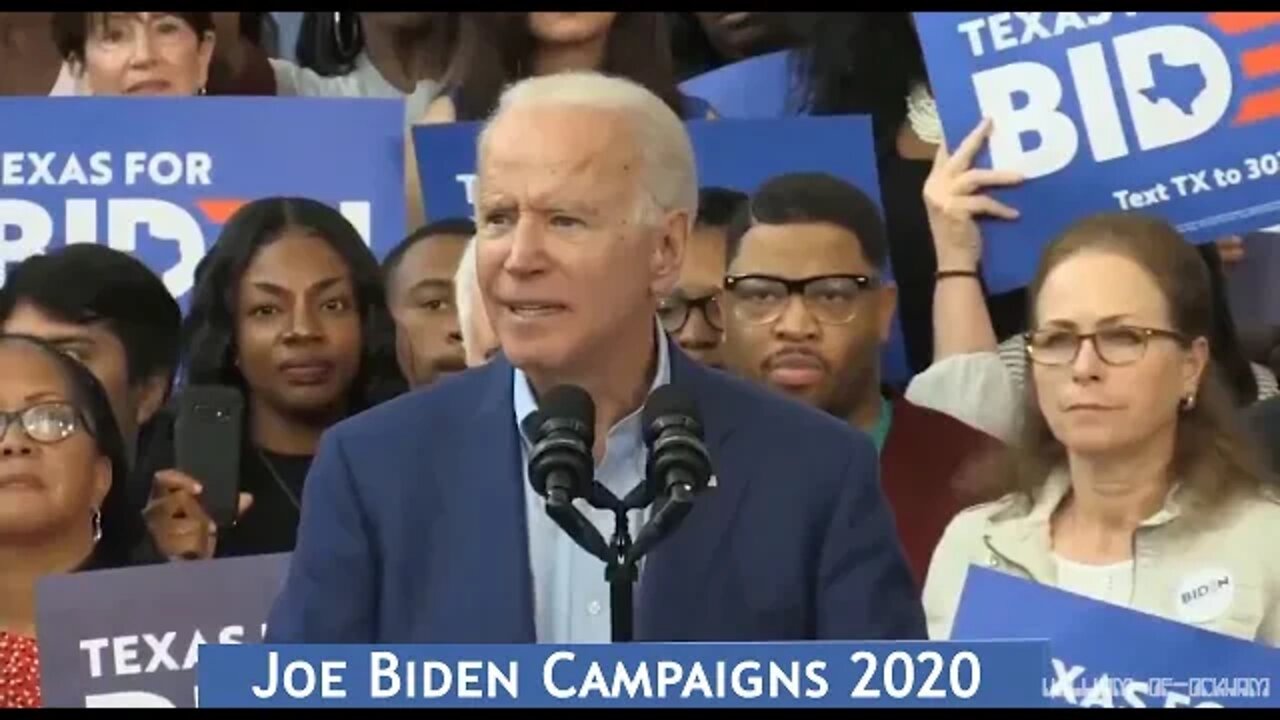 The exciting conclusion of Sleepy Joe's Campaign for President in 2020.