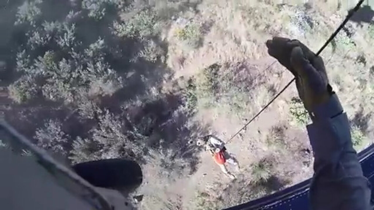 AMO Performs Rescue in the Baboquivari Mountains in Arizona