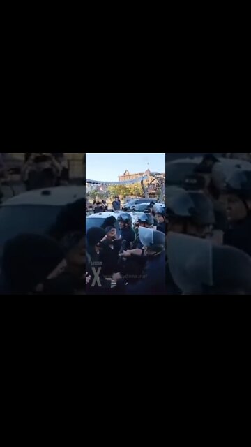 LA protests are shut down by police #roevswade