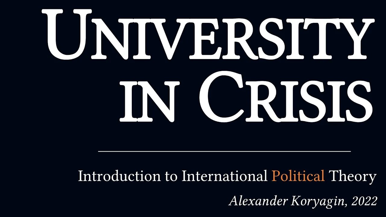 University in Crisis: Alienation | Philosophy of Education