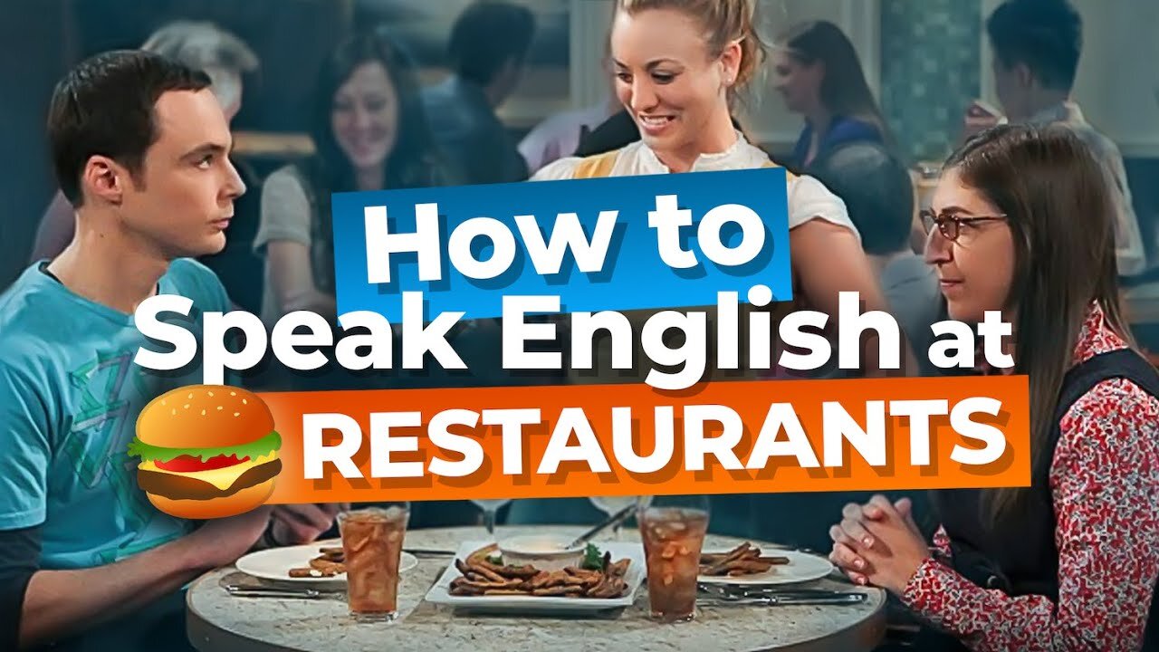 English for at the RESTAURANT | Fluent English Vocabulary with TV Series