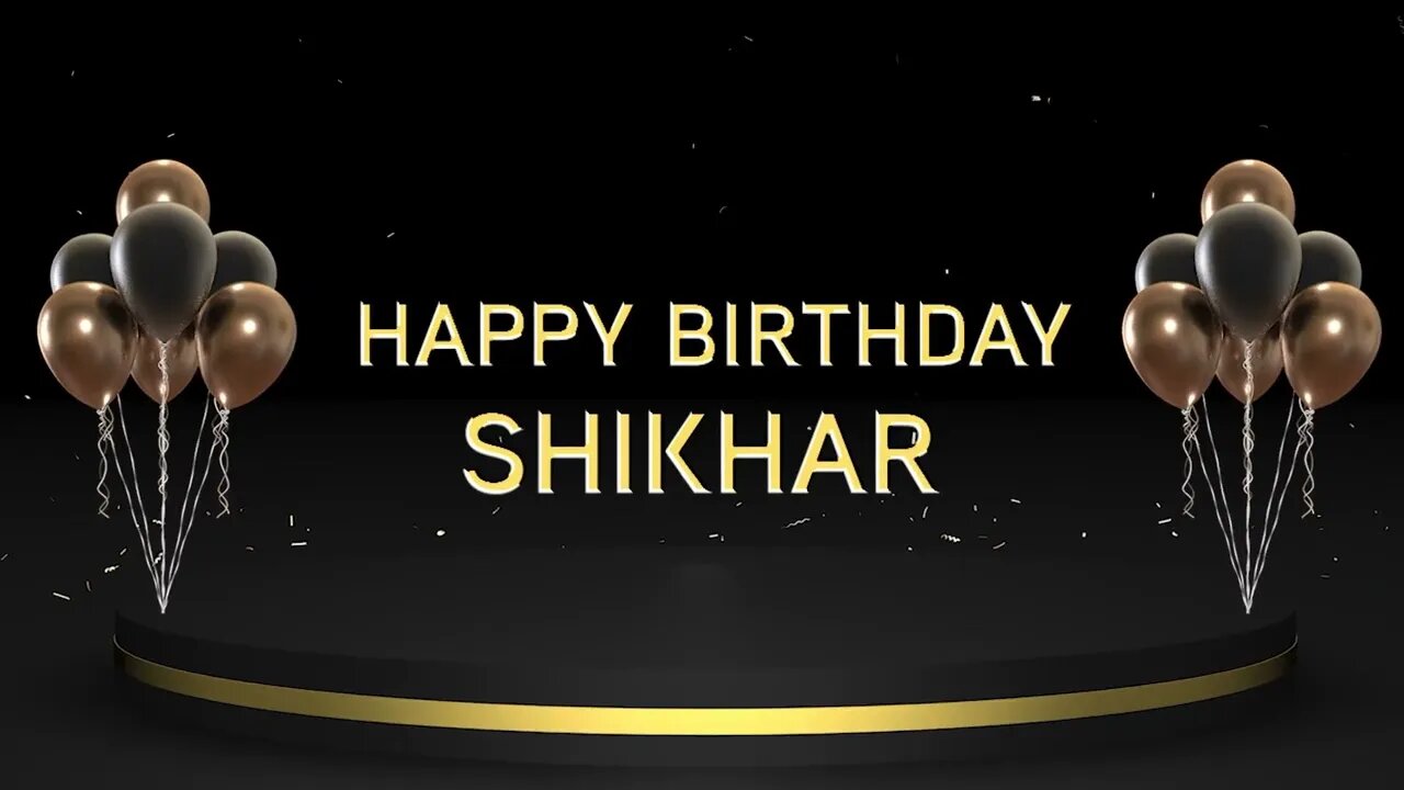 Wish you a very Happy Birthday Shikhar
