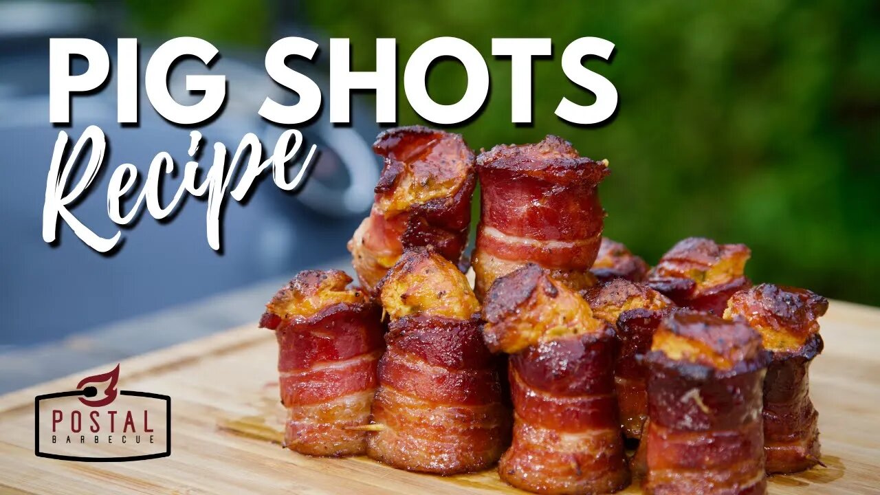 Pig Shots Recipe - How to Make Smoked Pig Shots on the Grill - BBQ Appetizers