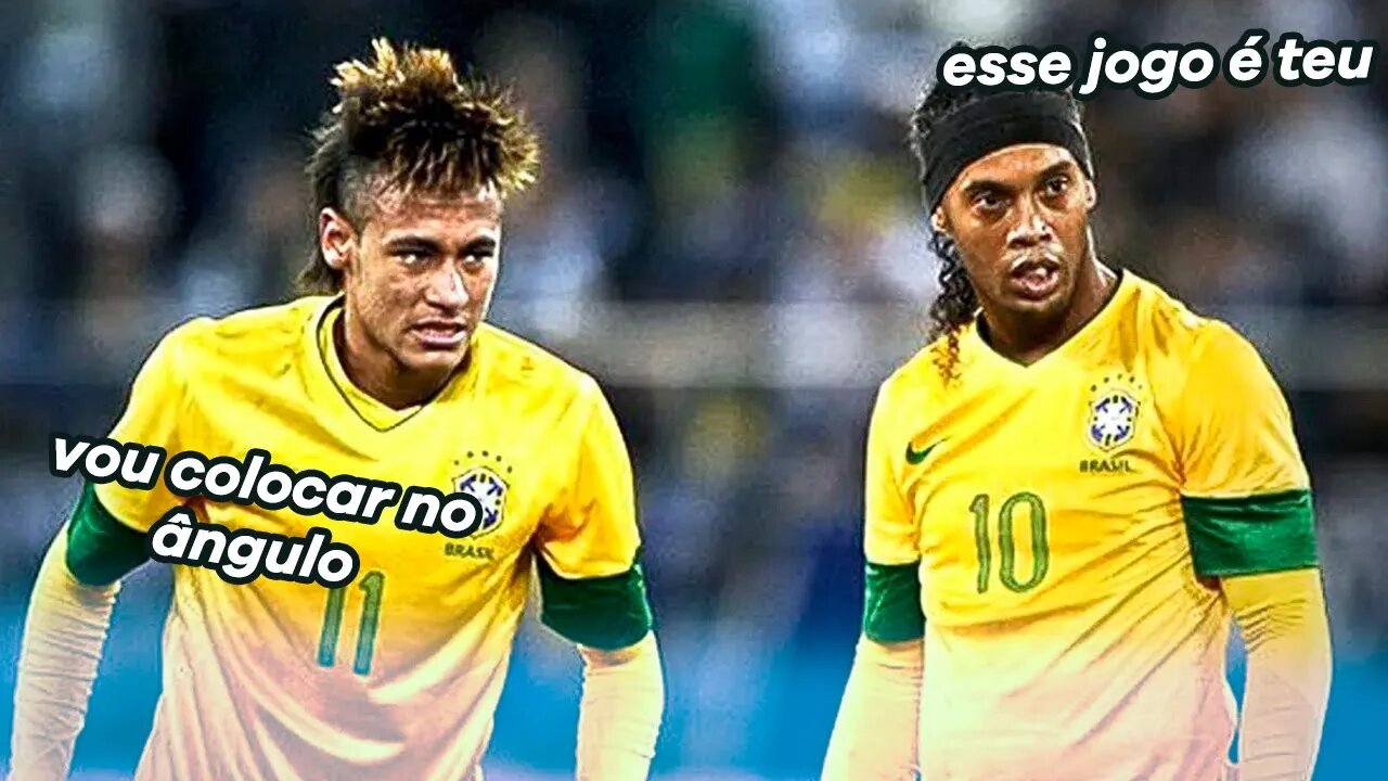 O DIA QUE NEYMAR E RONALDINHO GAUCHO DESTRUIRAM A ARGENTINA | DE GOLEADA