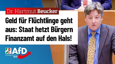 Geld für Flüchtlinge geht aus! – Dr. Hartmut Beucker (AfD)🙈