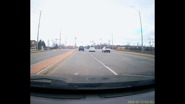 Crazy Left Turn In Brampton