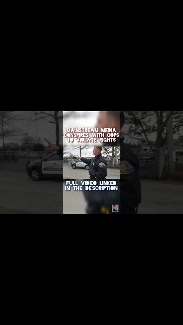 Mainstream Media CONSPIRES WITH COPS. RIGHTS VIOLATIONS. #Shorts