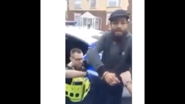 funny English man gets arrested