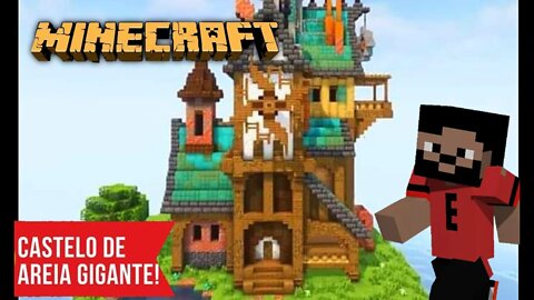 MINECRAFT: Construindo um castelo de terra #2