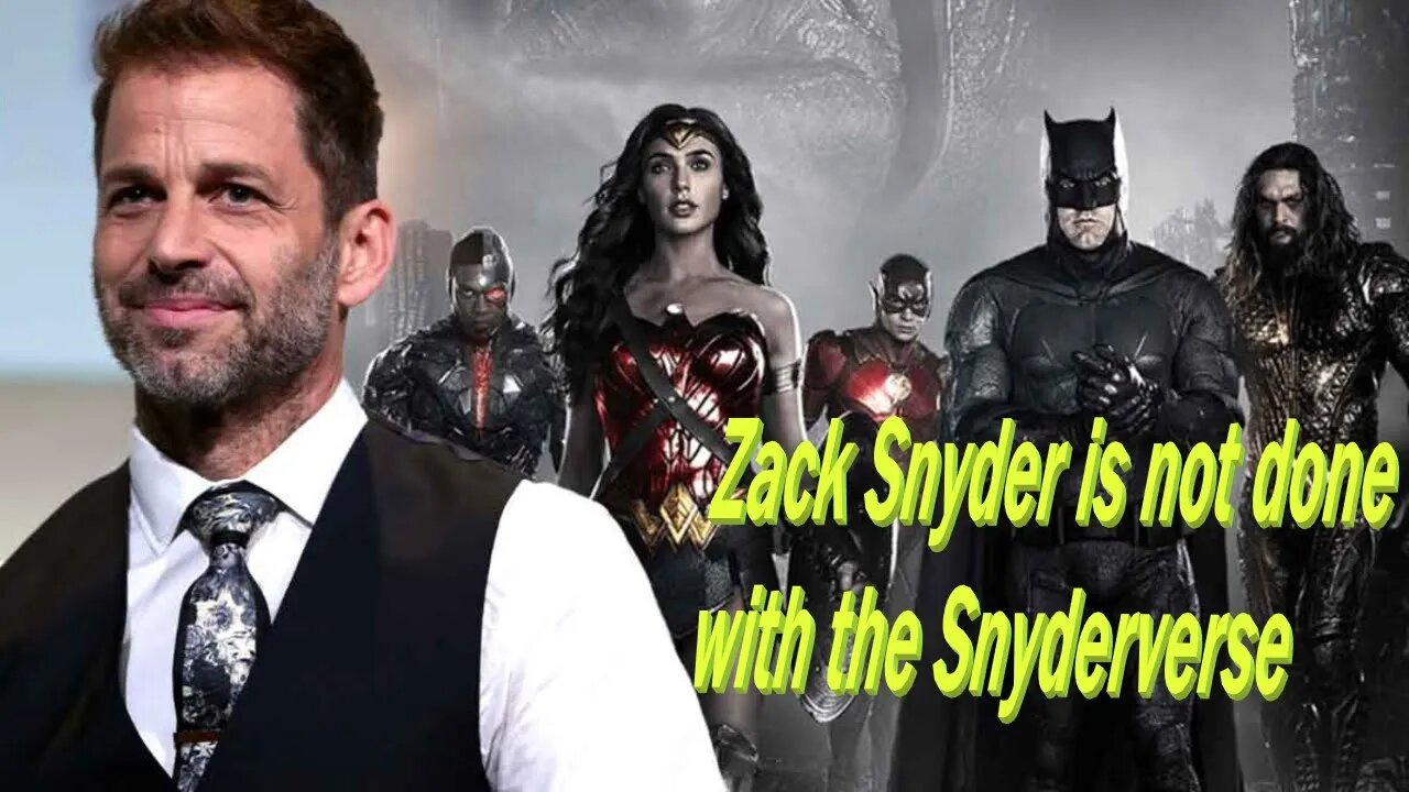 Zack Snyder Confirms That His Not Done With The Snyderverse