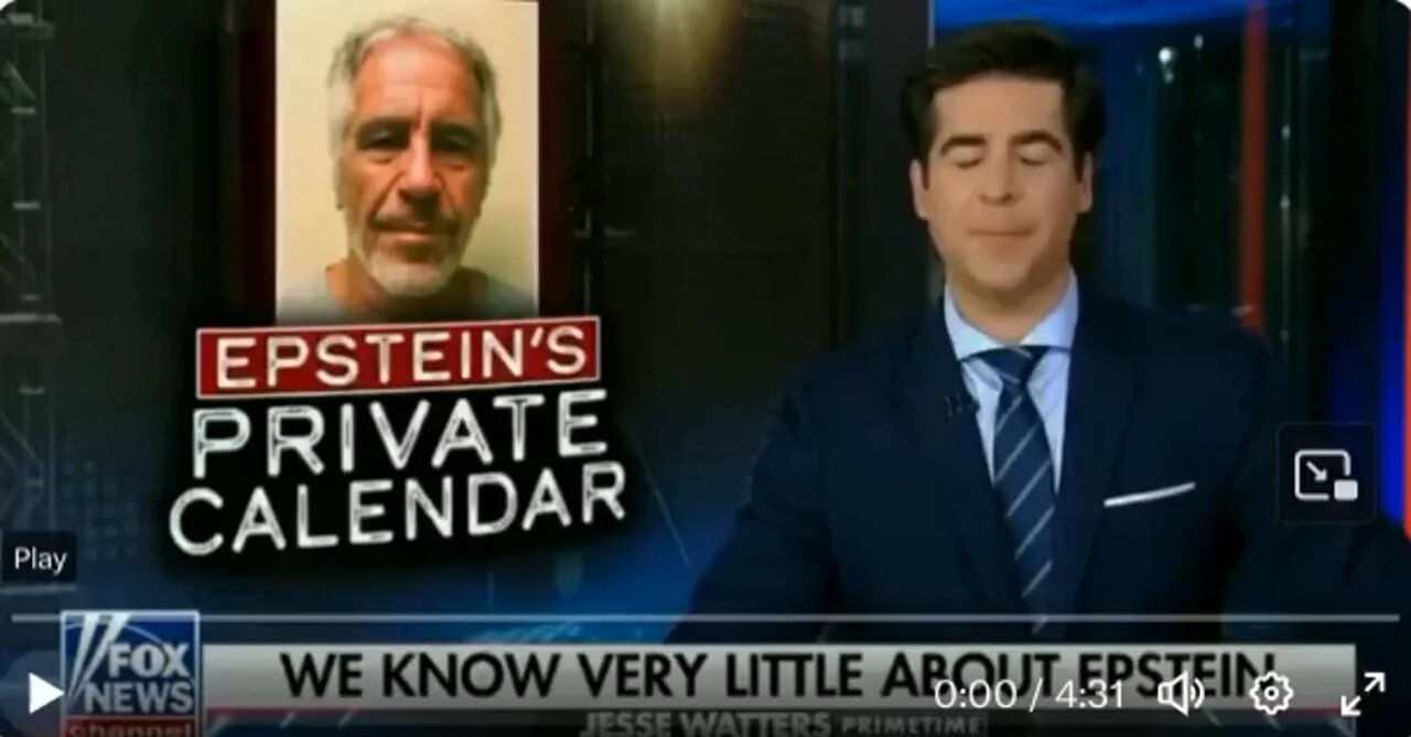 Jeffrey Epstein's Private Calendar