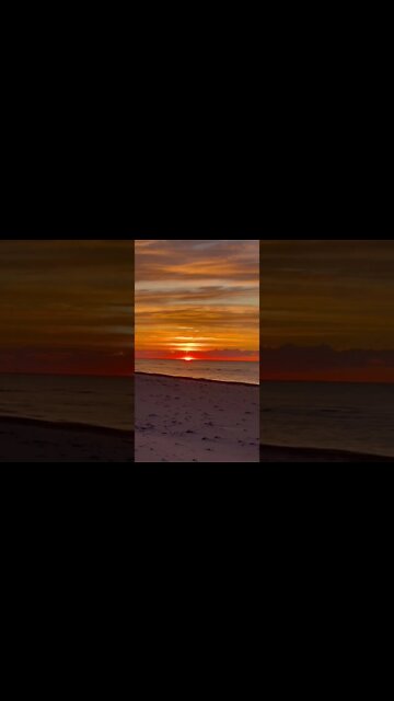 Recording the sunset with a gimbal