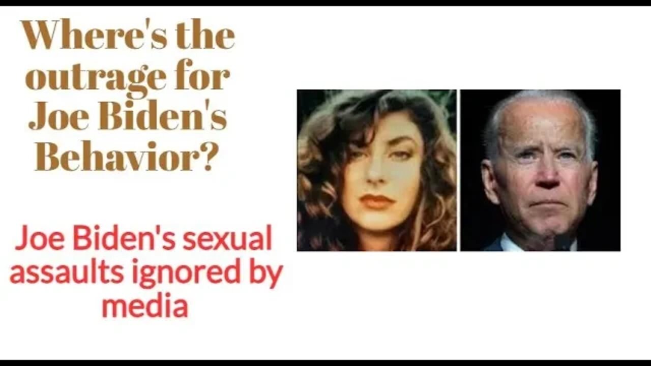 Joe Biden Has A History of Sexual Assault: Where's the Outrage?