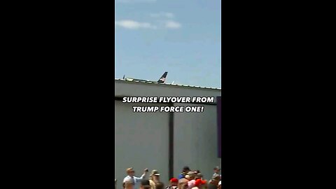 Trump flyover