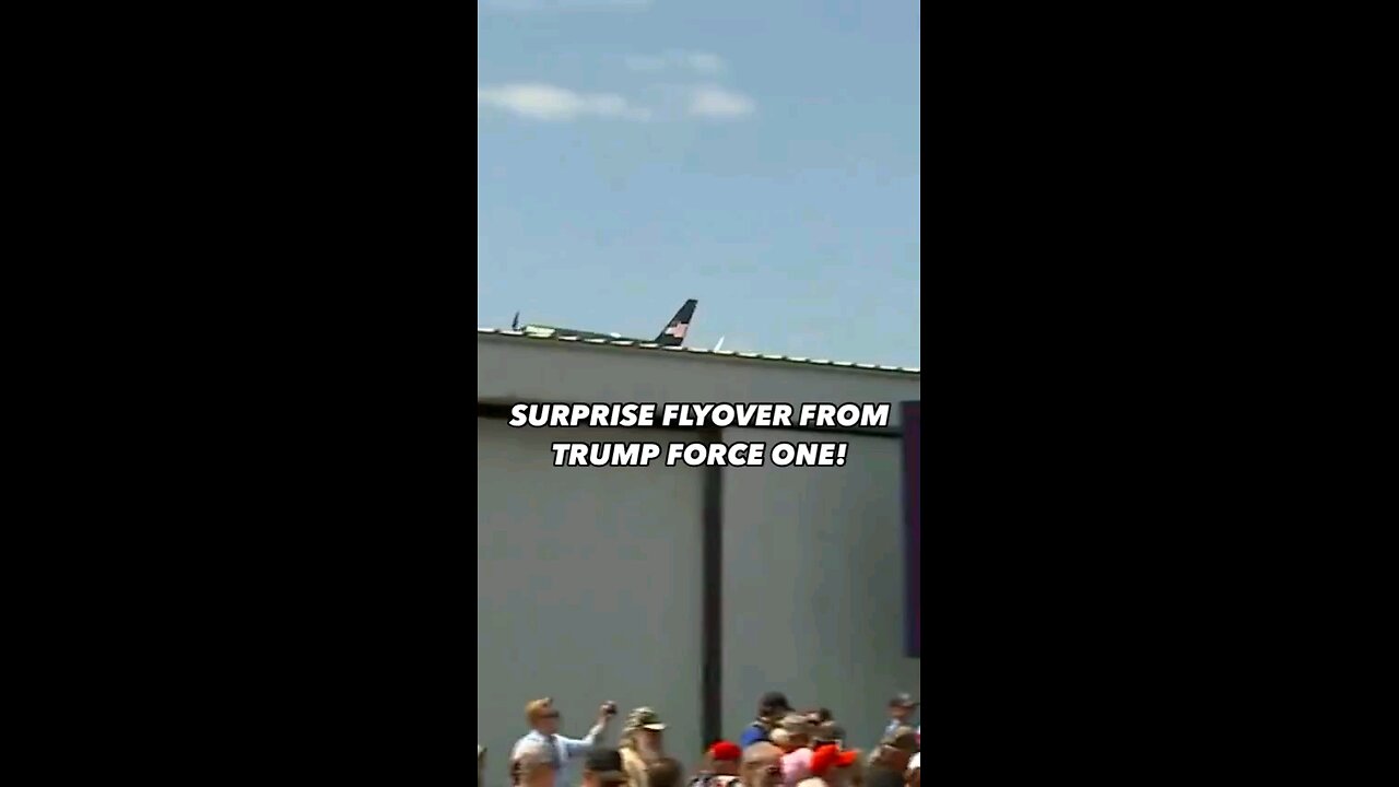 Trump flyover