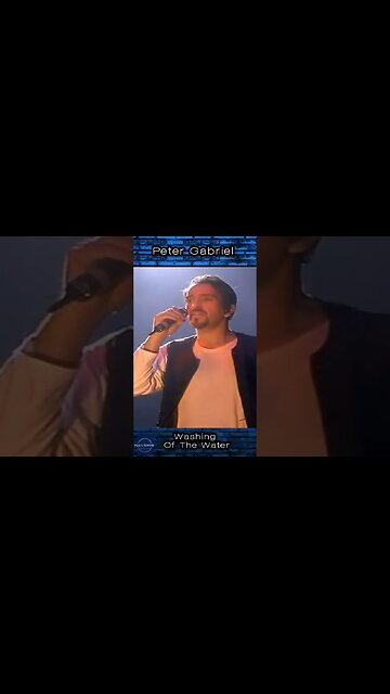 Washing Of The Water - Peter Gabriel - Music Rewind Favorite Clips #shorts #petergabriel