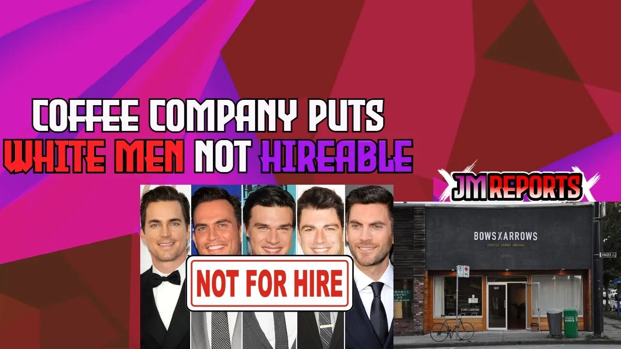 Coffee shop in Victoria refuse white men from being hired to their company