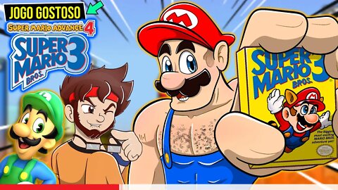 JOGO mais GOSTOSO do MARIO 😈| Super Mario Bros 3 + e-Readers