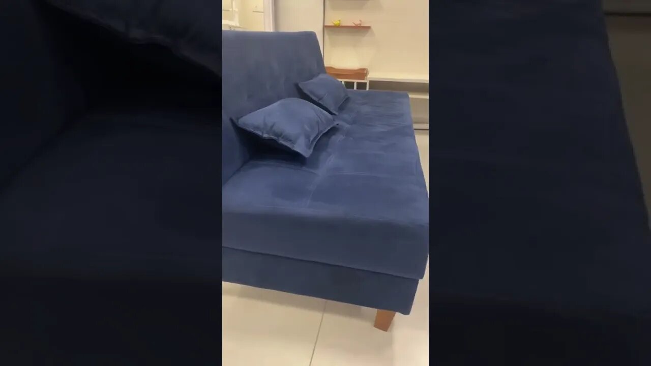 O nosso sofá cama Arpoador é aquele modelo compacto e clean que combina bem em qualquer espaço