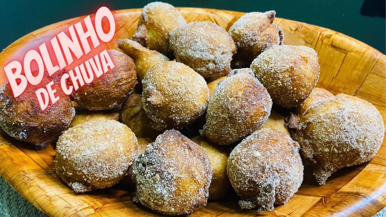 JEITO FÁCIL DE FAZER BOLINHO DE CHUVA DOCE, COMBINAÇÃO PERFEITA PARA SEU CAFÉ!!! #bolinho #receita