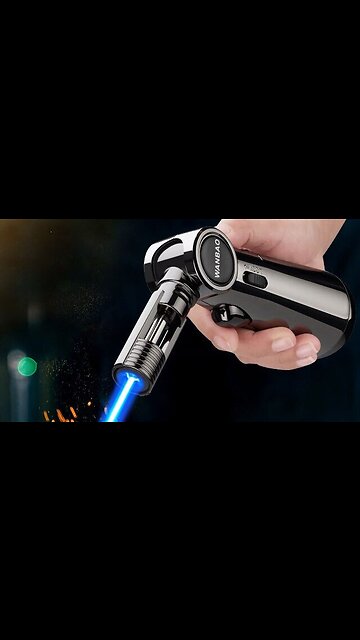 Refillable Windproof Jet Torch Butane Lighter