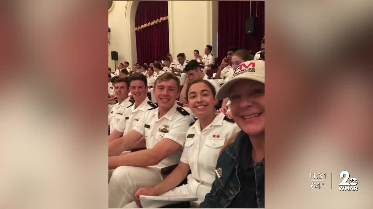 Naval Academy Middies get together to watch 'Top Gun: Maverick' premiere