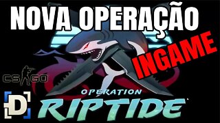 OPERAÇÃO RIPTIDE INGAME! COMO COMPRAR A OPERAÇÃO DO CSGO