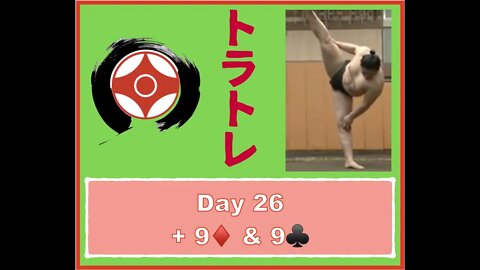 ADAOCAD Day 26. Kyokushin Karate fitness training with nothing but a deck of cards.