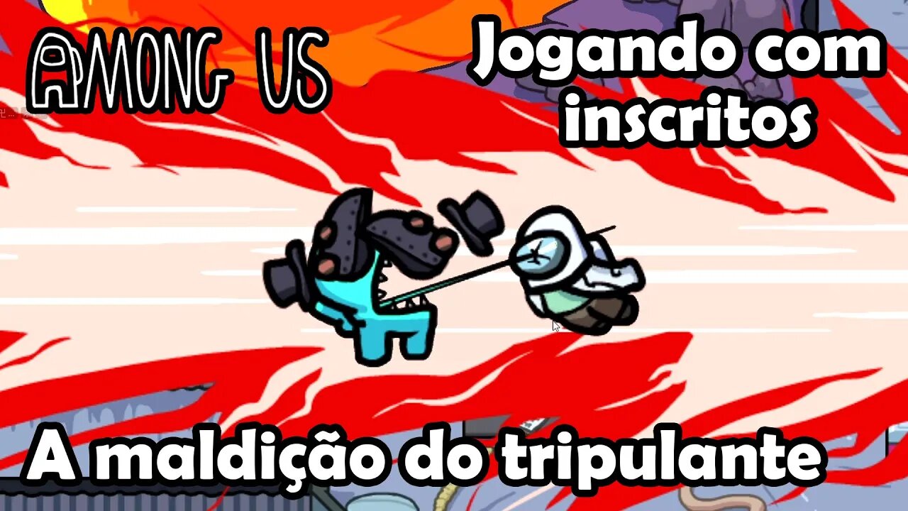 Minha maldição do Tripulante continua 😩 - Among Us - Gameplay PT BR