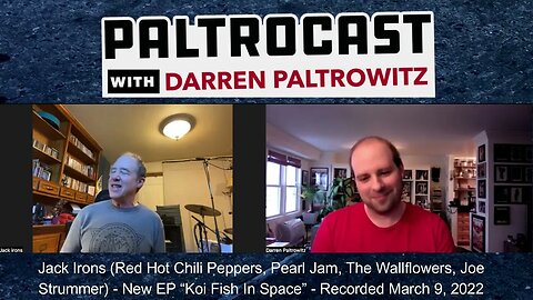 Jack Irons (Red Hot Chili Peppers, Pearl Jam) interview with Darren Paltrowitz