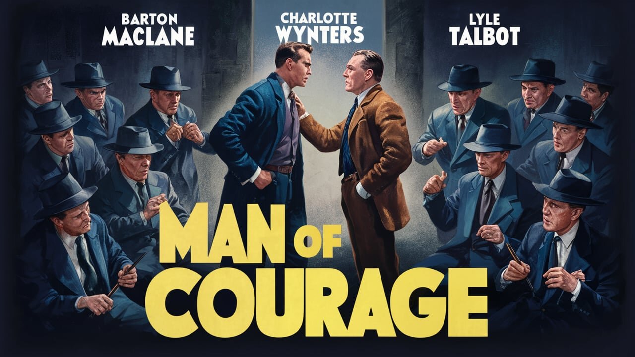 MAN OF COURAGE (1943)Barton MacLane, Charlotte Wynters & Lyle Talbot| Drama|Colorized| Classic Film