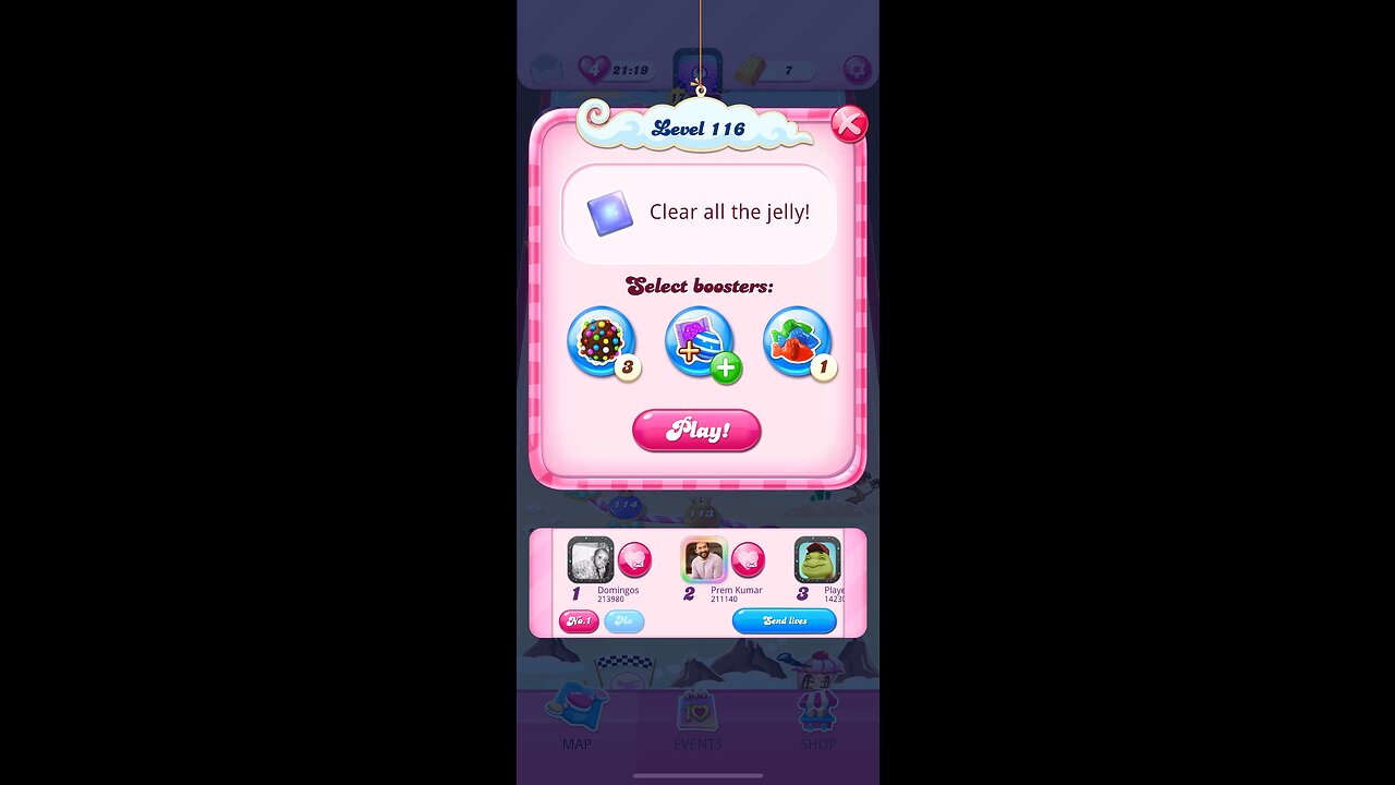 Candy Crush Saga Level 116