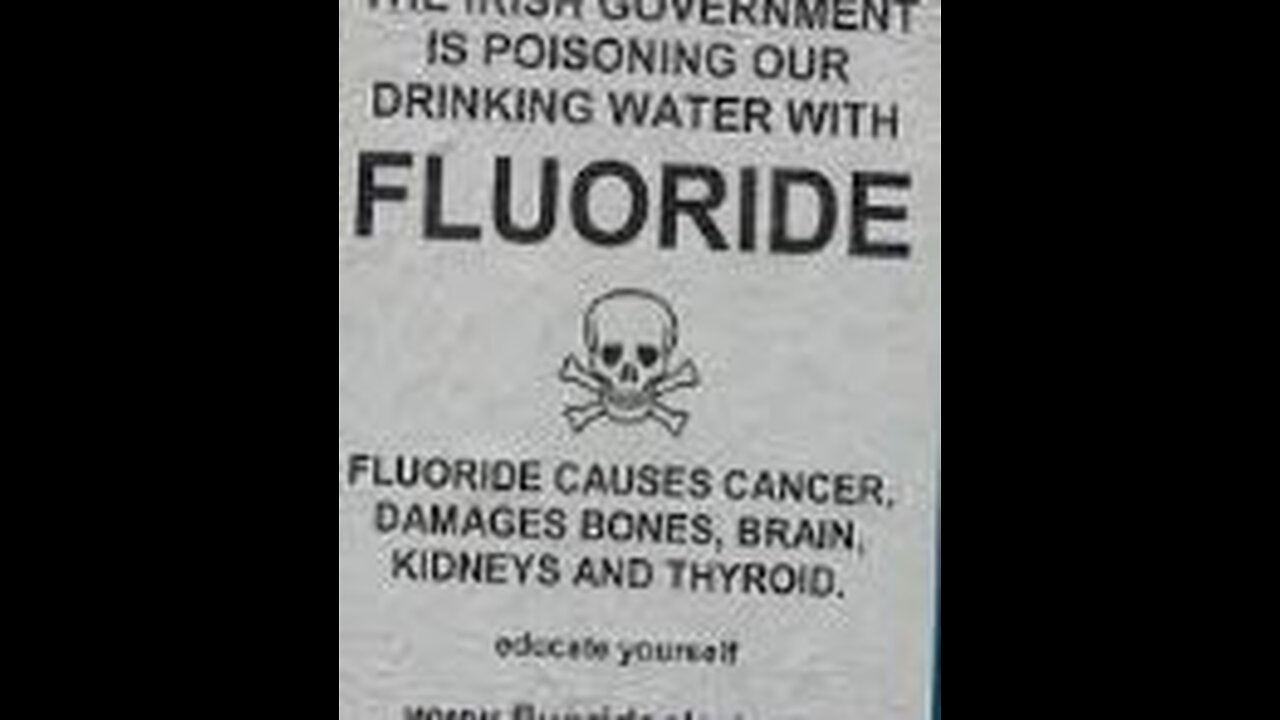 Fluoridated water causes neurological damage - In the USA, it is added to the water supply.