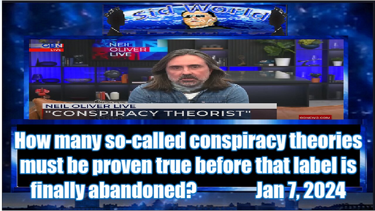 How many so-called conspiracy theories must be proven true before that label is finally abandoned