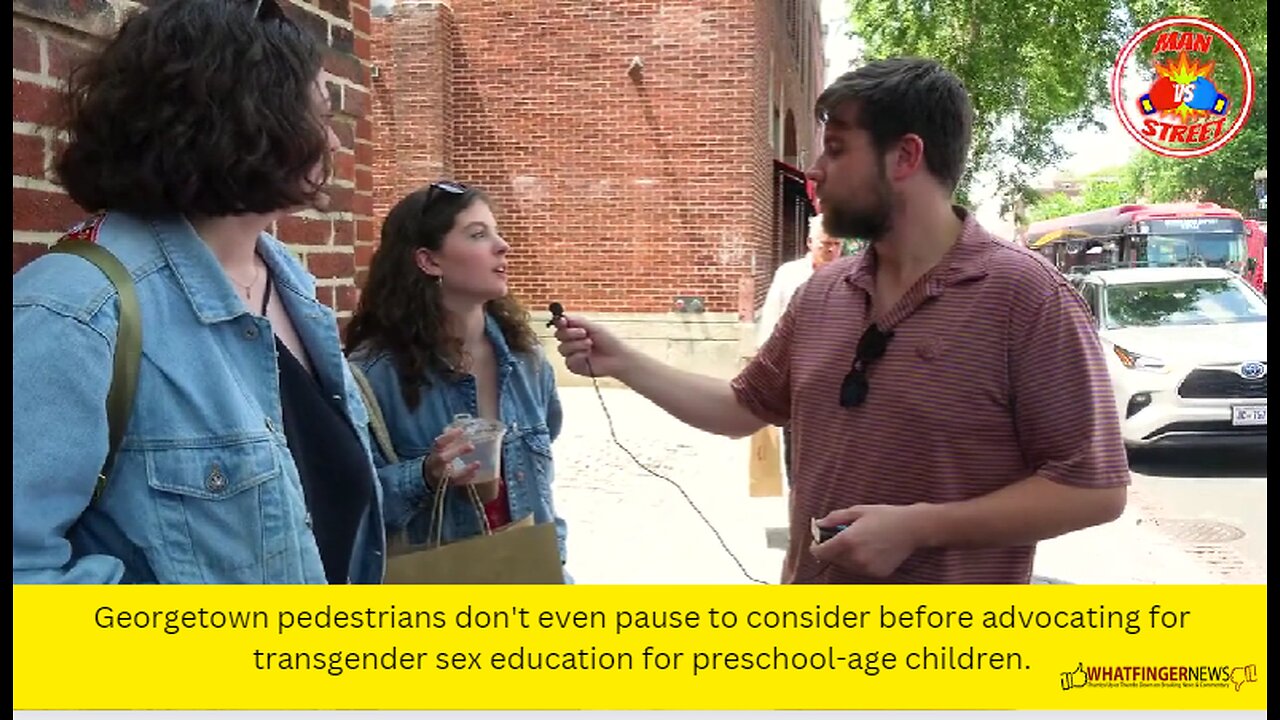 Georgetown pedestrians don't even pause to consider before advocating for transgender