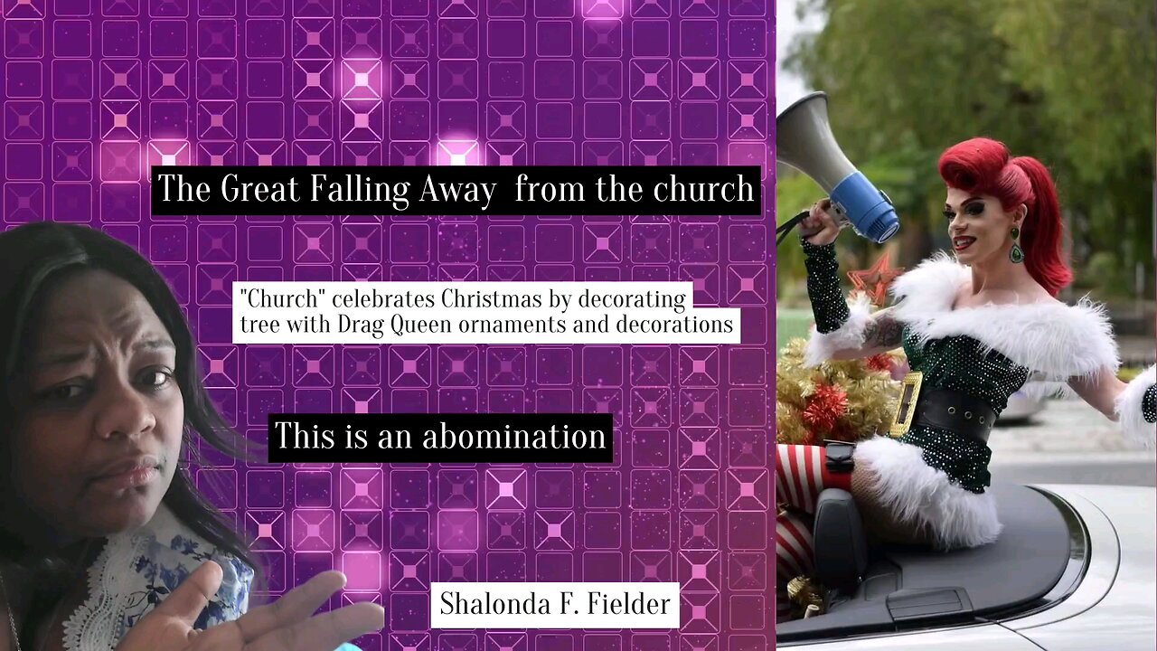 Church celebrates Christmas by decorating tree with Drag Queen ornaments and decorations