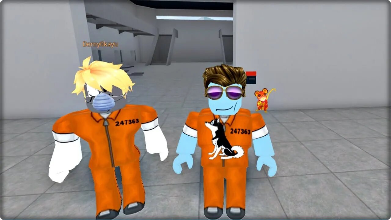 ROBLOX FOMOS PRESOS NA PRISÃO DOS ALEMENTOS FEAT DERNY OKAYU