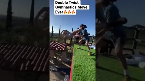 Double Twist Gymnastics Move Ever🔥🔥🔥#shorts